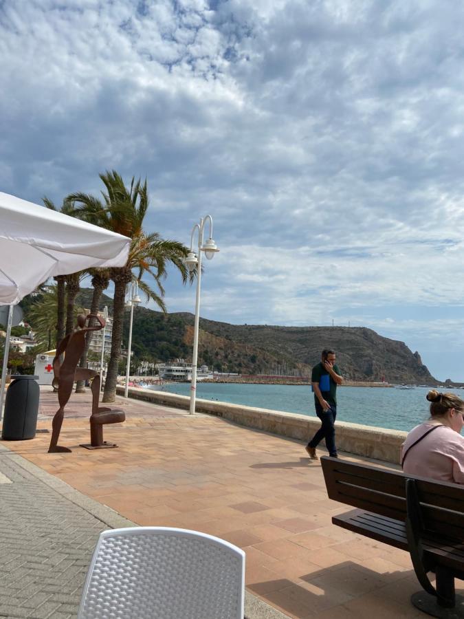 Javea Au Port Vue Mer Devant La Plage Grand Appartement Terrasse Clim Et Wifi 외부 사진
